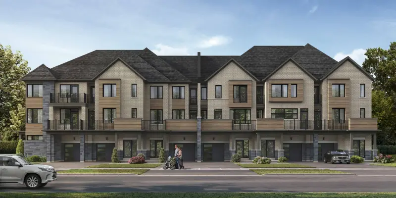 Northgate Trails freehold townhomes in Ajax
