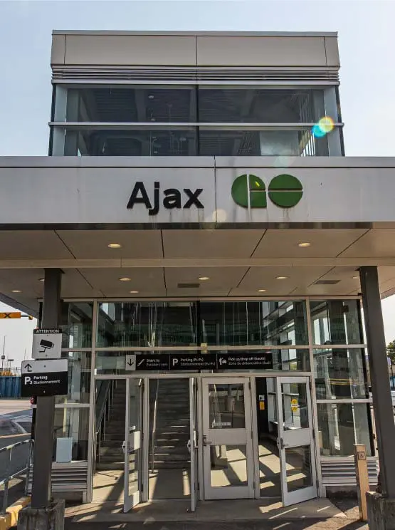 Easy highway and GO access from Ajax